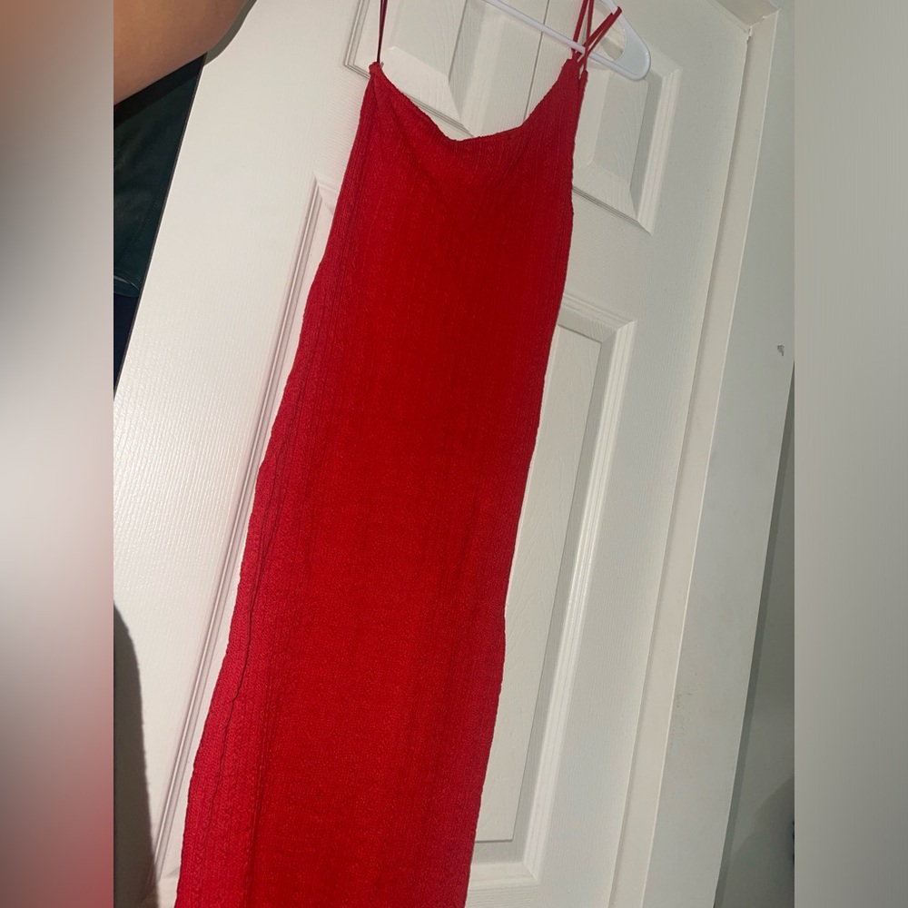 Orange dress